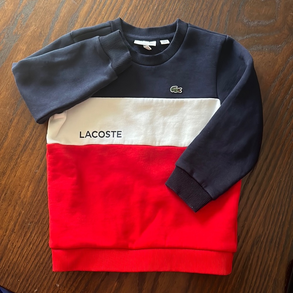 Lacoste boys crewneck sweatshirt